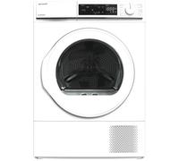 SHARP KD-NHA8S6GWE-EN 8 kg Heat Pump Tumble Dryer - White, White