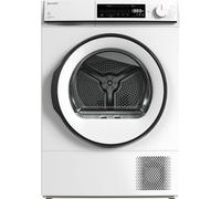 Sharp KD-NHB8S6GW3-EN 8Kg Heat Pump Tumble Dryer - White - A+++ Rated