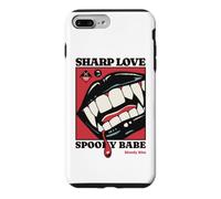 Sharp Love Vampire Fangs Lips Gothic Halloween Spooky Babe Case for iPhone 7 Plus/8 Plus