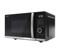 Sharp Yc-Qc254Au-B 25L 900W Microwave Oven With Grill And Convection - Black