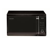SHARP R664KM - Black 20L Microwave with Grill - 800W - 5 Power Levels