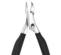 Sharp Nail Scissors for Thick and Deep Ingrown Toenails, Stainless Steel Toenail Clippers, Professional Nail Clippers for Toenails, Strong Toenails (Black)