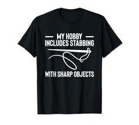 Sharp Objects Cross Stitch Needle Stitch Art X-Stitching T-Shirt