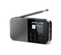 Sharp Dr-p520(gy) Osaka Pocket Portable Digital Radio - Storm Grey, Grey