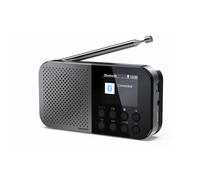 Sharp Osaka Portable Digital Radio DR-P520GY - DAB+/FM Radio with Bluetooth 5.3, BestTune™, 2" Colour Display, Built-In Li-Ion Battery & USB-C Charging - Storm Grey