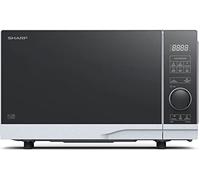 SHARP PS204AES Microwave (Microwave: 700 W, 10 Power Levels, Defrost Function, Dimensions: 455 x 274 x 334 cm), Silver