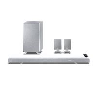 SHARP Q Range 3.1.2 Channel Soundbar with Wireless Subwoofer and HT-SPR52021 Rear Speakers Silver