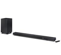 Sharp Q Soundbar 5.1.2 Channel Soundbar with Wireless Subwoofer - 650W Home Theatre Audio, Dolby Atmos, DTS:X, Bluetooth 5.3, HDMI eARC, 4K Pass-Through - Black Model HT-SBW55121(BK)