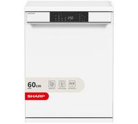 SHARP QW-NA1FF47D3W2-EN Full-size Dishwasher - White, White