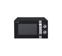 Sharp R204BA Solo Microwave, 20L, 800W, 6 Power Levels, Timer from 30 Minutes to 00 Seconds, Black