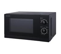 Sharp R20DKM 20L Solo Microwave Oven, 800W, Black