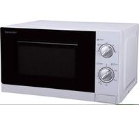 Sharp R20DWM Solo Microwave, 20 Litre capacity, 800W, White