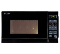 Sharp R272KM 20L 800W Solo Microwave - Black Black
