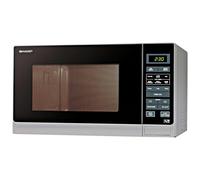 Sharp R372SLM Solo Touch Control Microwave, 25 Litre capacity, 900W - Silver Silver