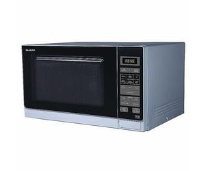 Sharp R372SLM Solo Touch Control Microwave, 25 Litre capacity, 900W - Silver Silver