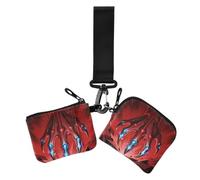 Sharp Red Creature Claw Halloween monsters Cosplay Women's Change Wallet