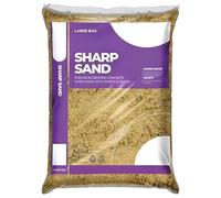 Sharp Sand - Coarse Aggregate for Screeding, Laying Paving & Concrete Mixes (Approx. 25kg Bag)