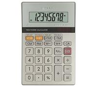 SHARP SEMI DESKTOP CALC SILVER EL-330ERB by Sharp