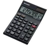 Sharp SH-EL124TWH 12-Digit Desktop Calculator, Tax Function, Twin ...