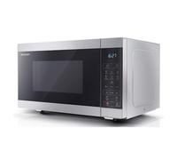 Sharp Silver 25 Litre Microwave 900W Digital Touch Control - YC-MS252AU-S