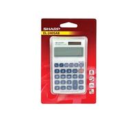 Sharp Silver 8-Digit Hand Held Pocket Calculator EL240SAB