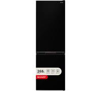 Sharp SJ-BB04DTXBE2-EN Low Frost Fridge Freezer, Gloss Black, 60/40 Freestanding, 10811066 E