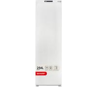 Sharp SJ-LE300E01X-EN Built-In Larder Fridge, Sliding Hinge, White Integrated E