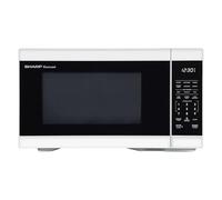 SHARP SMC1161KW Countertop Microwave Oven with Removable 12.4" Carousel Turntable, 1.1 Cubic Feet, 1000 Watt CuFt, White