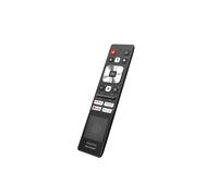 Sharp Solar Remote for Sharp Google TV/Android TV - Battery-Free Indoor Solar Power, Voice Command Microphone, USB-C Emergency Charge, IR Protocol Compatible - Model AN23032024GTVS