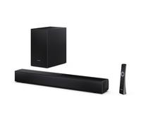 Sharp Soundbar for TV HT-SBW121K Roku TV Ready - 2.1 Channel Sound Bar with Wireless Subwoofer, 240W (Max) Output, HDMI ARC/CEC, Bluetooth 5.3, Optical, AUX & USB Playback