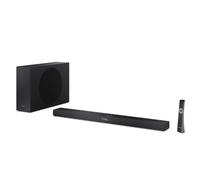 Sharp Soundbar for TV HT-SBW320 Roku TV Ready - 2.1 Channel Dolby Atmos/DTS Virtual:X Sound Bar with Wireless Subwoofer, 360W (Max) Output, HDMI eARC/CEC, Bluetooth 5.3, Optical, AUX & USB Playback