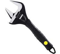Sharp-tec 10 inch Adjustable Spanner, 50mm Wide Jaw Opening Adjustable Wrench, 250mm Plumbing Tools Set for Plumbers
