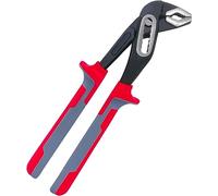 Sharp-tec 250mm Plumbers Wrench, Adjustable Plumbers Pliers, Water Pump Plier with 85mm Width Opening, Red (BSL-30065-Red)