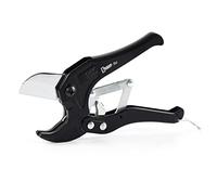 Sharp-tec PVC Pipe Cutter 3-42mm, Heavy Duty Ratchet Plastic Pipe Cutting Tool, for Cutting 42mm OD PEX, PVC and PPR Hoses, Tube Cutter Slice for Plumbing and DIY