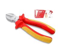 Sharp-tec VDE Wire Cutters, 160mm Side Cutters Electrical with Anti-Slip Handle, 1000V Insulated Pliers Snips for Electricians, DIY, Household, Workshop