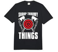 Sharp Throwy Things Target Archery Target Sports Comfort Colors Adult Heavyweight T-Shirt