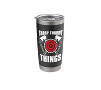 Sharp Throwy Things Target Archery Target Sports Stainless Steel Insulated Tumbler