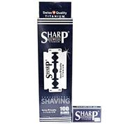 Sharp Titanium Double Edge Razor Blades Pack of 100