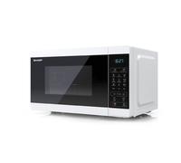 Sharp YC-MG02U-W White 20L 800W Microwave with 1000W Grill and Touch Control