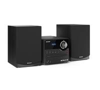 SHARP XL-B517D(BK) 45W Hi-Fi Micro System - Bluetooth 5.0 Stereo with DAB+/FM Radio, CD Player, USB MP3 Playback, 2-Way Wooden Speakers, EQ Sound Mo