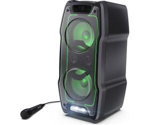 SHARP XParty Sing PS-931 Portable Bluetooth Megasound Party Speaker Black, Black