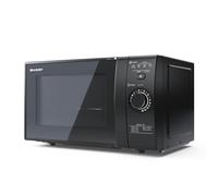 Sharp YC-GG02U-B 20L 700W Microwave With Defrost Function - Black