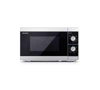 Sharp YC-MG01U-S microwave Black, Silver Grill microwave Countertop 20 L 800 W