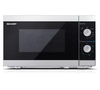 Sharp YC-MG01U-S microwave Black, Silver Grill microwave Countertop 20 L 800 W