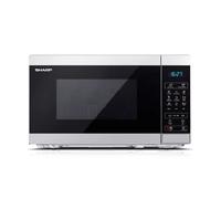 Sharp YC-MG02U-S microwave Black, Silver Grill microwave Countertop 20 L 800 W