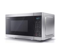 Sharp Yc-Mg02U-S Silver 20L 800W Microwave With 1000W Grill And Touch Control