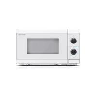 SHARP MS01E-C Microwave 800 W 5 Power Levels Defrost Function 440 x 258 x 344 cm Crystal White