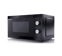 Sharp YC-MS01U-B Black 20 Litre 800W Microwave With Defrost Settings