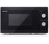 SHARP YC-MS01U-B Compact 20 Litre 800W Manual control Microwave, 5 power levels