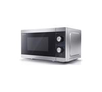 SHARP YC-MS01U-S Compact 20 Litre 800W Manual control Microwave, 5 power levels, defrost function, LED cavity light - Silver